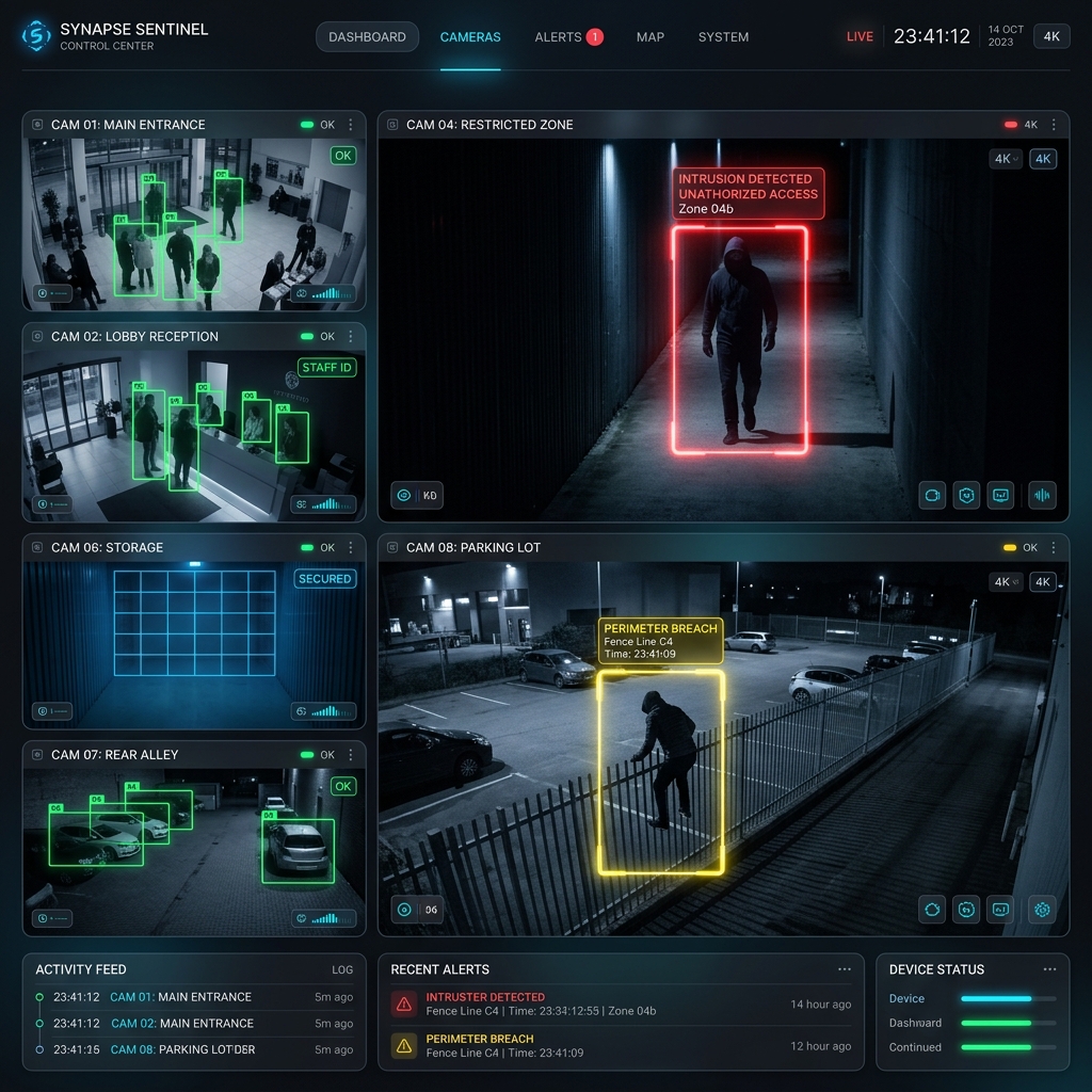 AI Surveillance Dashboard